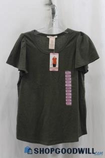 NWT Philosophy Women's Heather Dark Gray T-Shirt SZ S