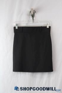 NWT Miss Selfridge Women's Black Pull on Straight Skirt SZ 4