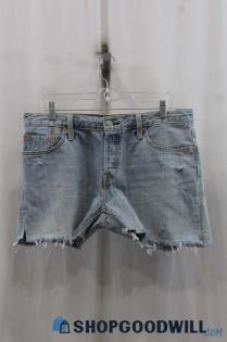 Levi's Womens Light Wash Denim Shorts Sz 29