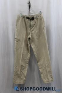 Columbia Mens Tan Belted Utility Pants Sz S