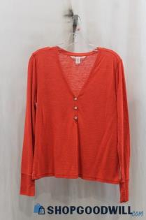 Victoria's Secret Womens Red Sheer Cardigan Sz S