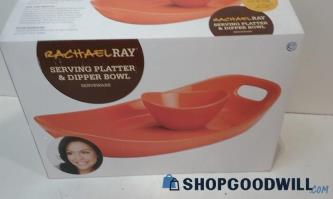 Rachael Ray Serving Platter & Dipper Bowl