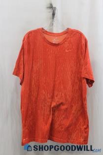 Nike Mens Orange T-Shirt Sz 2XL