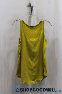 Loft Womens Mustard Yellow Tank Sz S