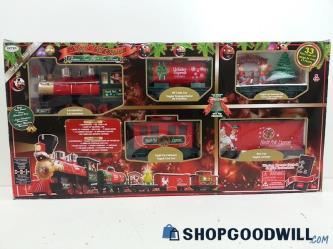 EZTEC North Pole Express Holiday Train Set IOB Powers On *Missing Remote