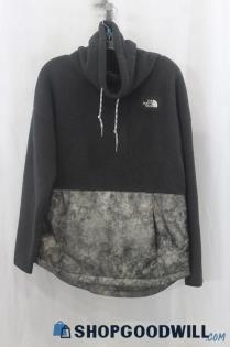 The North Face Women's Black/Green Pullover Sweater SZ M