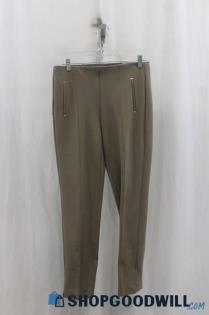 NWT Chico's Womens Brown Ponte Pants Sz 4