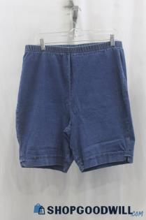 VTG LA Blues Women's Blue Denim Short SZ 18/20