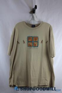 Soffe's Choice Men's VTG Beige Tribal Arizona Graphic T-Shirt sz XL