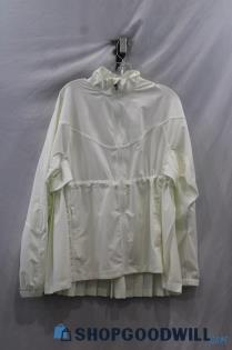 Wilsons Women's White Zip Up SZ L