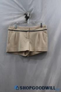 Express Women's Beige/Black Stripe Short sz 8