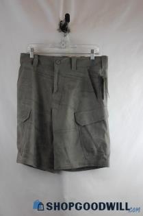 NWT Under Armour Men's Gray Heat Gear Water Resistant Shorts Sz 32