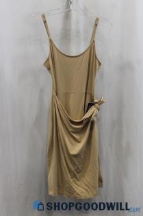 NWT Express Women's Tan Tank Side Tied Dress SZ XS