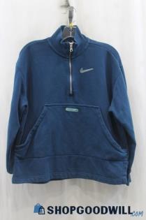 Nike Womens Dark Blue 1/2 Zip Sweater Sz XS