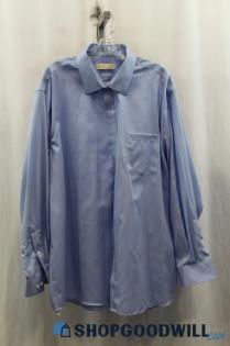 Michael Kors Men's Blue Dress Shirt SZ 18.5 34/35