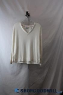 Tommy Bahama Woman's White Long Sleeve Shirt sz S