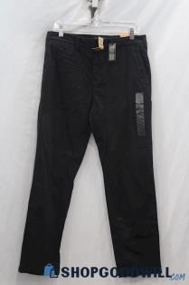 NWT American Eagle Mens Black Slim Straight Chino Jeans Sz 32x30