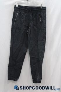 Athleta Women's Black Lightweight Cuffed Drawstring Jogger sz 4