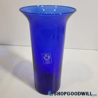 Veteria Etrusca Cobalt Blue Vase Made In Italy Home Decor