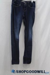 Levi's Women's Blue Dark Washed 711 Skinny Jean sz 25