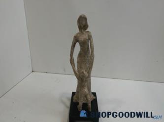 Carolyn Kinder International 2008 Mother & Child Sculpture Figurine Stand Base