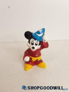 Disney Japan Sorcerer Mickey Small Figurine Approx 3.5" Tall Vtg