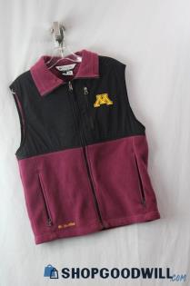 Columbia Men's Maroon University of MN Vest Sz M