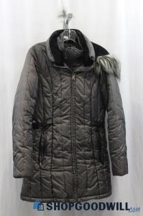 Nautica Womens Dark Gray Parka Jacket Sz S