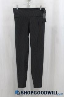 NWT Savvi Women's Black Wave Pattern Legging Pant SZ L