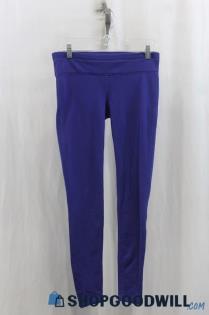 Athleta Womens Blue Active Leggings Sz MT