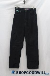 Empyre Women's Black Corduroy Straight Leg Pant sz 1