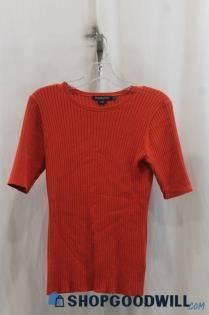 Pendleton Womens Red Ribbed Shirt Sz PM