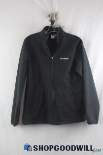 Columbia Women's Black Softshell Zip Up Jacket SZ M