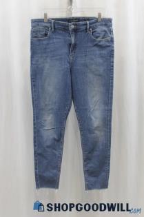 Lucky Brand Women's Blue Skinny Ankle Jean SZ 14