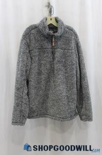 Alpine Circle Men's Heather Gray Pullover Sweater SZ L