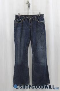 Silver Jeans Womens Dark Blue Washed Bootcut Jeans Sz 32