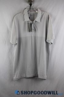 NWT Under Amour Men's Gray Koronis Hills Polo Shirt SZ XL