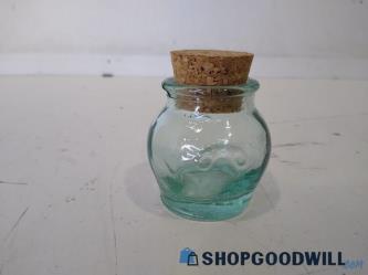 Miniature Corked Glass Jar- No brand