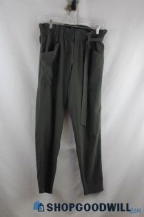 Athleta Women's Gray Paper Bag Pants Sz 6