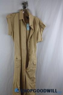 NWT Ann Taylor Women's Brown Button-Up Dress SZ 6P