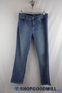 Lauren Jean Co Women's Light Blue Straight Leg Jean SZ 8P