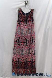 NWT Connected Apparel Women's Multicolor Tank Dress Sz 10