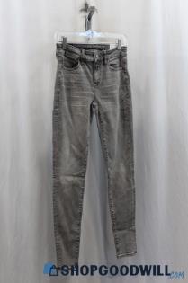 NWT American Eagle Womens Heather Gray Skinny Jeans Sz 2