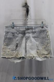 Guess Women's Lightwash Denim Short SZ 24