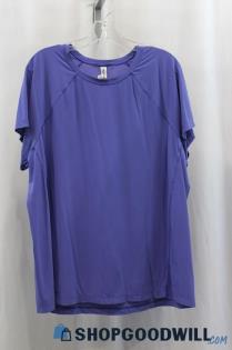 Athleta Women's Blue Tech Shirt SZ XLT