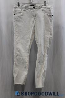 Kut Women's White Super Skinny Jean SZ 12