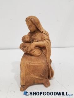 Ceramic Figurine Of A Mother And Child