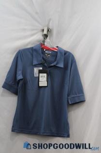 NWT Adidas Men's Blue Polo Shirt Sz M