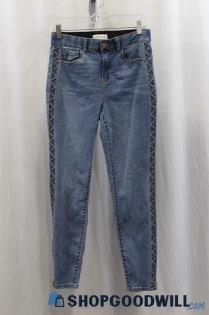 Knox Rose Women's Blue Wash Slim Skinny Jean SZ 6