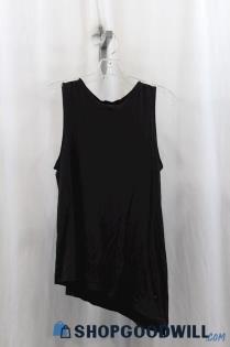 Athleta Womens Black Asymmetric Shirt Sz M